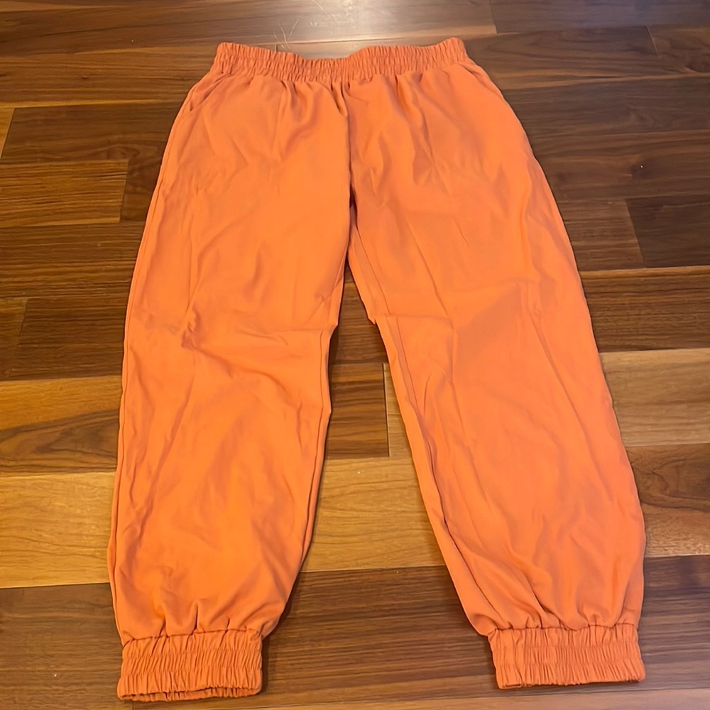 Orange joggers M/L